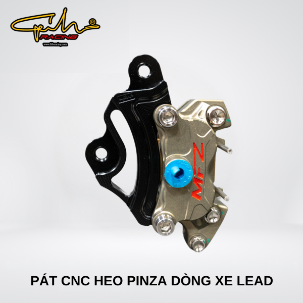 Pát CNC heo PINZA dòng xe LEAD - size 220mm ( ĐEN )